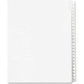 Avery Dennison Avery Side Tab Collated Legal Index Divider, 1 to 25, 8.5"x11", 25 Tabs, White/White 1701